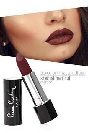 Pierre Cardin Porcelain Matte Edition Lipstick - Maroon - 219