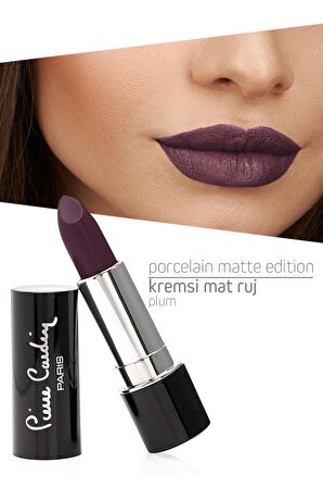 Pierre Cardin Porcelain Matte Edition Lipstick - Plum - 221