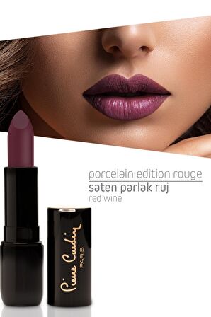 Pierre Cardin Porcelain Edition Lipstick  - Red Wine - 244