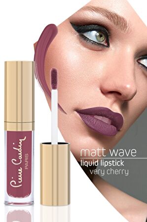Pierre Cardin Matt Wave Liquid Lipstick – Mat Likit Ruj – Very Cherry