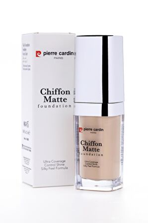 Pierre Cardin Chiffon Touch Mat Görünüm Veren Fondöten - Beige