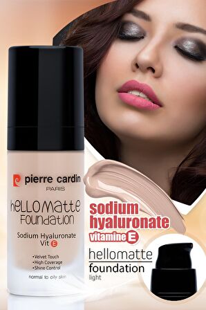 Pierre Cardin HelloMatte Foundation - Light - 30 ML
