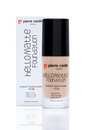 Pierre Cardin HelloMatte Foundation - Medium Beige - 30 ML