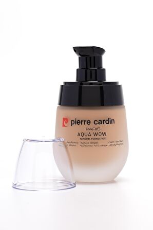 Pierre Cardin Aqua Wow Mineralli Su Bazlı Fondöten Ivory Skin with Warm Yellow