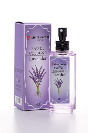 Pierre Cardin Lavanta 80 Derece Cam Şişe 100 ml Kolonya