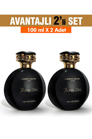 2'Li Set Alberto Taccini 2'Li  Bona Dea Kadın Parfümü - 100 ml