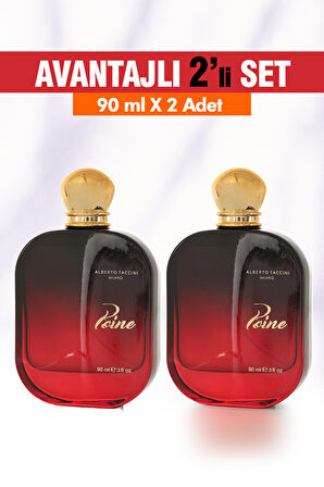 2'Li Set Alberto Taccini Poine Kadın Parfümü - 90 ml