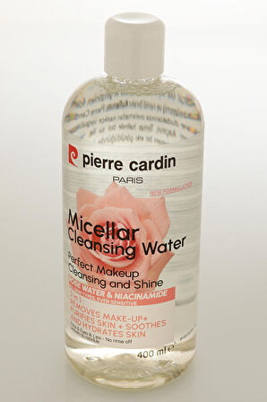 Pierre Cardin Gently Cleansing Micellar Water with Rose Water & Niacinamide-Makyaj Temizleme Suyu