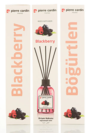 Pierre Cardin Reed Diffuser 110 ml - Blackberry - Böğürtlen Ortam Kokusu