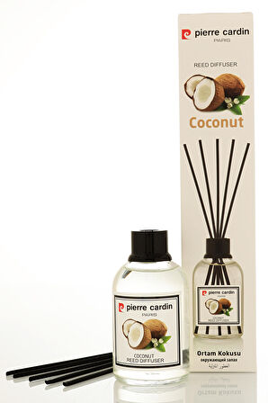 Pierre Cardin Reed Diffuser 110 ml - Coconut -  Hindistan Cevizi Ortam Kokusu