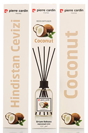 Pierre Cardin Reed Diffuser 110 ml - Coconut -  Hindistan Cevizi Ortam Kokusu