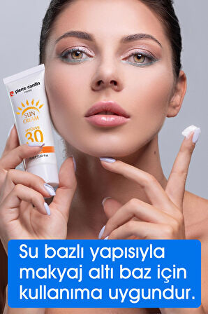 Pierre Cardin SPF 30 Leke Karşıtı Yüksek Koruyucu Yüz Güneş Kremi 75 ML Normal Ve Kuru Ciltler İçin