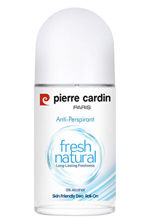 Pierre Cardin Roll-on Kadın Deodorant Ter Kokusu Önleyici Leke Bırakmayan 48 Saat Anti-perspirant Koruma – Fresh Natural Doğal Tazelik 50 ml