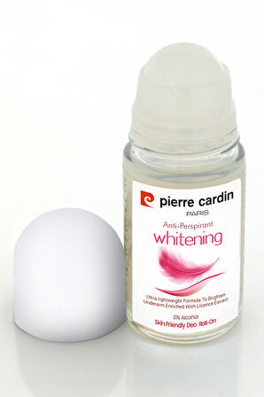 Pierre Cardin Roll-on Kadın Deodorant Ter Kokusu Önleyici Leke Bırakmayan 48 Saat Anti-perspirant Koruma – Whitening Beyazlatıcı 50 ml