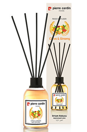 Pierre Cardin Reed Diffuser 110 ml – Citrus & Ginseng – Narenciye & Ginseng Oda Kokusu