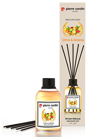 Pierre Cardin Reed Diffuser 110 ml – Citrus & Ginseng – Narenciye & Ginseng Oda Kokusu