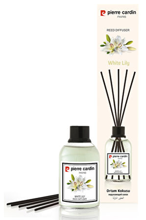 Pierre Cardin Reed Diffuser 110 ml – White Lily – Beyaz Zambak Oda Kokusu