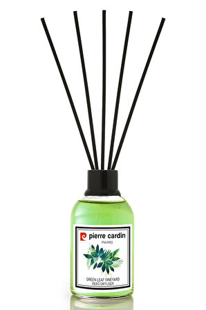 Pierre Cardin Reed Diffuser 110 ml -  Green Leaf Vineyard – Yeşil Yaprak Bağları Oda Kokusu