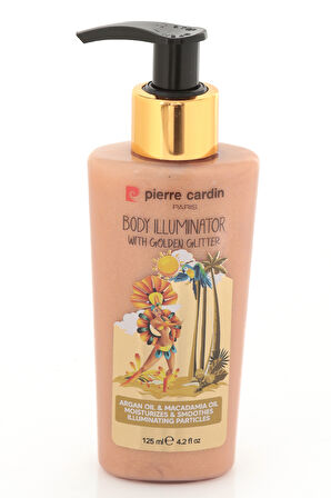 Pierre Cardin Body Illuminator With Golden Glitter-Altın Işıltılı  Vücut Aydınlatıcı-125ml