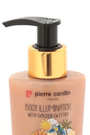Pierre Cardin Body Illuminator With Golden Glitter-Altın Işıltılı  Vücut Aydınlatıcı-125ml