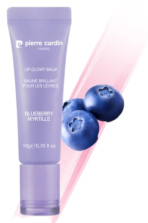 Pierre Cardin Lip Glowy Balm - Parlak Dudak Balmı - Blueberry Myrtille - 10 gr
