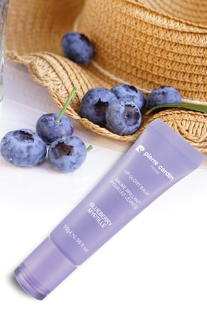 Pierre Cardin Lip Glowy Balm - Parlak Dudak Balmı - Blueberry Myrtille - 10 gr