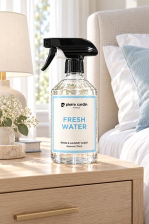 Pierre Cardin Room & Laundry Scent Spray Fresh Water 500 ml - Ferah & Temiz Koku Oda ve Çamaşır Kokusu Spreyi