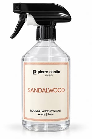 Pierre Cardin Room & Laundry Scent Spray Sandalwood 500 ml - Odunsu & Dinlendirici Oda ve Çamaşır Kokusu Spreyi