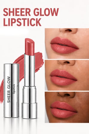 Pierre Cardin Sheer Glow Lipstick - Parlak Bitişli Nemlendirici Ruj - Clean Girl - 009