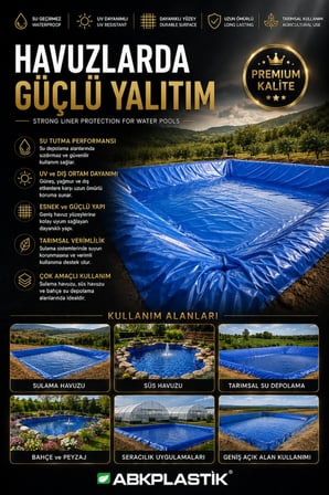 3x6 Beyaz Ebatlı PVC Branda Gölgelik Su Geçirmez Çadır - 170-180 gr/m²