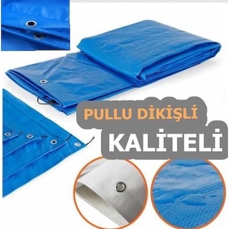 15x30 Beyaz Ebatlı PVC Branda Gölgelik Su Geçirmez Çadır - 170-180 gr/m²