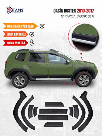 Dacia Duster 2010-2017 Uyumlu Dodik Seti 12 Parça (Duster Baskılı)