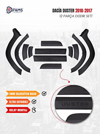 Dacia Duster 2010-2017 Uyumlu Dodik Seti 12 Parça (Duster Baskılı)
