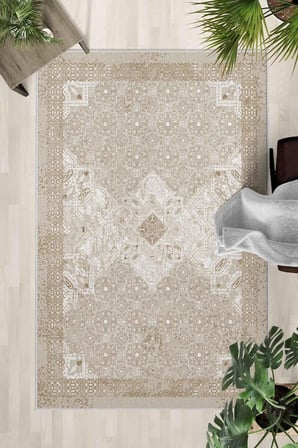 Kaymaz Taban Yıkanabilir Halı – Mutfak, Salon, Yatak Odası için Modern Dijital Baskı Halı (SLNHALI84