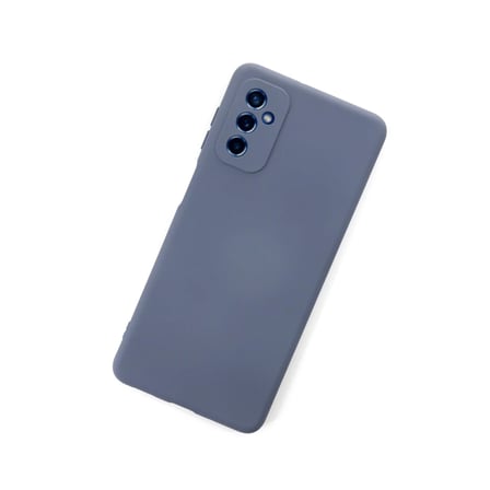 Samsung Galaxy M52 5G Kılıf Nano içi Kadife Silikon - Gri