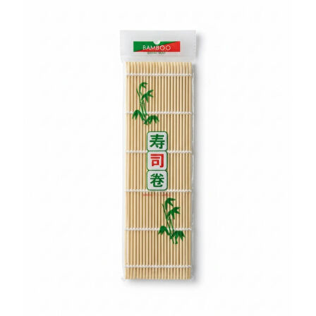 Benefisha M0029W Bambu Sushi Mat Yuvarlak Hasır 27x27 cm