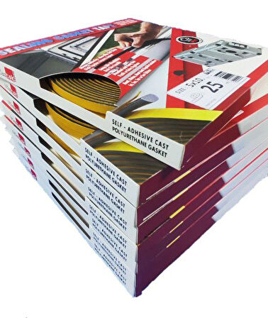 3x10 40Mt Yapışkanlı Yüksek Kalite Poliüretan Sünger Conta