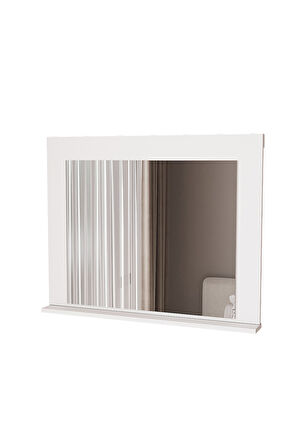 DF06102 Raflı Dekoratif Duvar Aynası Makyaj Aynası