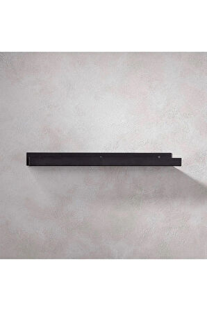 Duvar Raf (Siyah 50cm x 10cm)