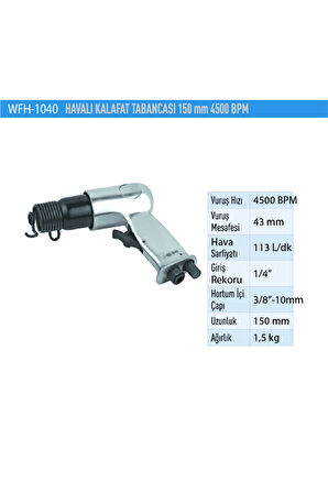Wfh1040 Havalı Kalafat Tabancası 150 Mm