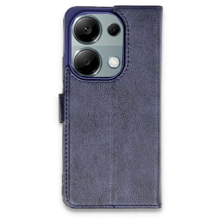 Xiaomi Redmi Note 13 Pro 4G Kılıf Trend S Plus Kapaklı Kılıf - Lacivert