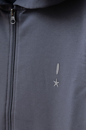 Kapüşonlu Fermuarlı Çift Cepli Unisex Eşofman Takımı