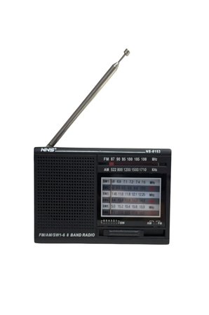 NS-8153 Taşınabilir Pilli Cep Radyosu Deprem Çantası Radyosu Am Fm SW-1-6 8 Bandlı Mini Radyo