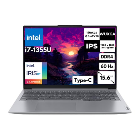 Lenovo ThinkBook 16 G6 IRL i7-13700H 32 GB 2 TBSSD Iris Xe Graphics 16" WUXGA Windows 11 Pro Notebook 21KH00V1TRAT89