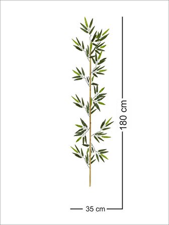 Bambu Çubuk Yapraklı Ekonomik 180cm