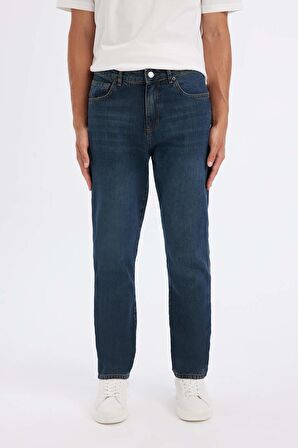 DeFacto Straight Fit Normal Kalıp Normal Bel Boru Paça Jean Pantolon B5786AX24SPNM34