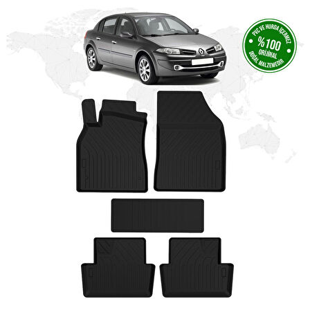 Renault Megane 2 Sedan 4D Havuzlu Paspas 2002 – 2008 Model
