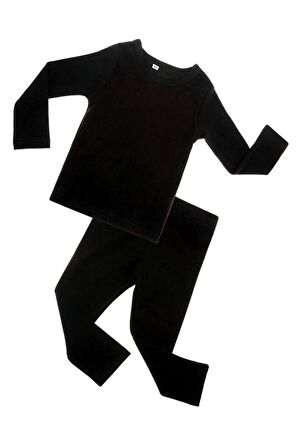 Kız Çocuk Siyah  1'li Paket 0835-836 Termal Takım