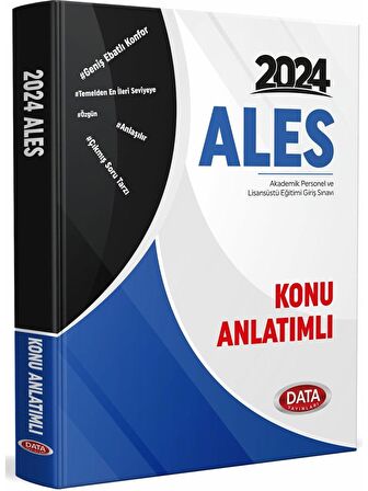 2023 ALES Konu Anlatımlı Data Yayınları