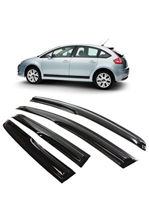 Citroen C4 Mügen Cam Rüzgarlığı Hb 2005-2010 Arası 4 Lü Set